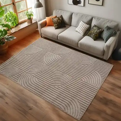 Covor Helix Bej V1, 280x370 cm Ofertă de sezon