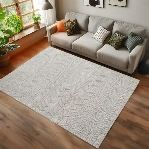 Covor Helix Crem V2, 280x370 cm Cel mai bun preț