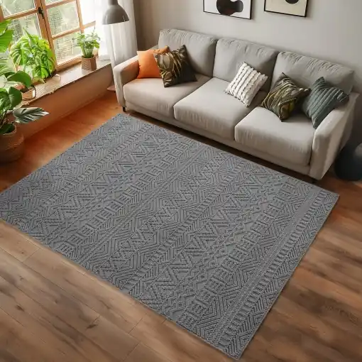 Discount Covor Helix Argintiu V2, 120x170 cm