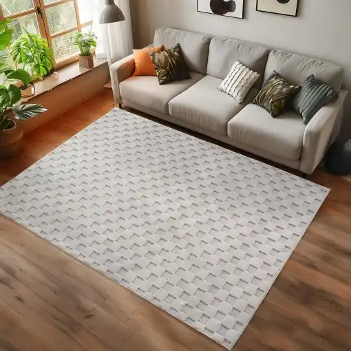 Covor traversa Helix Crem V3, 60 x 110 cm Premium