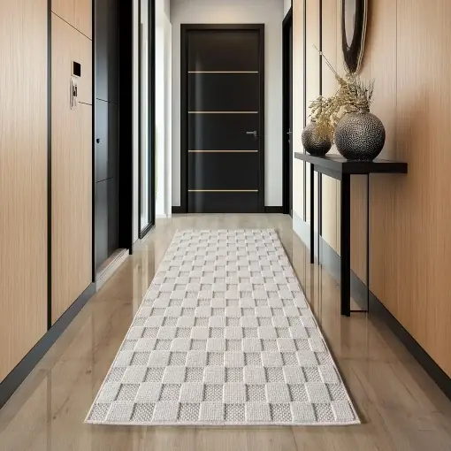 Covor traversa Helix Crem V3, 80 x 250 cm Nu rata