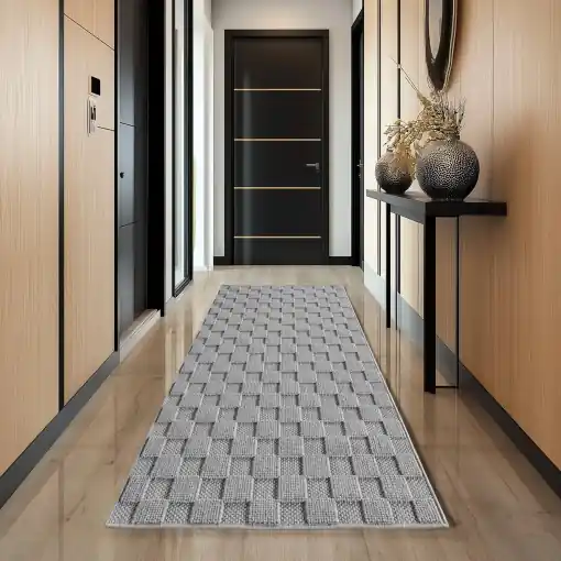 Comandă acum Covor traversa Helix Argintiu V3, 80 x 250 cm