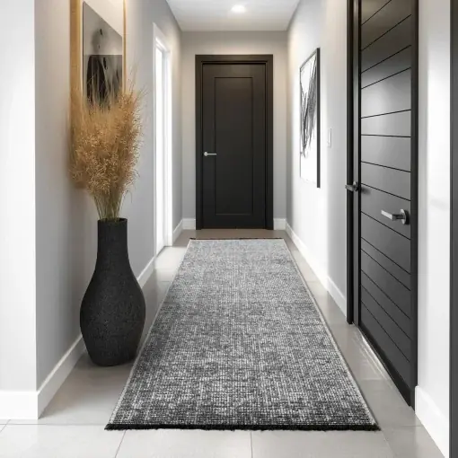 Covor traversa Space Gri, 80 x 250 cm Plată securizată