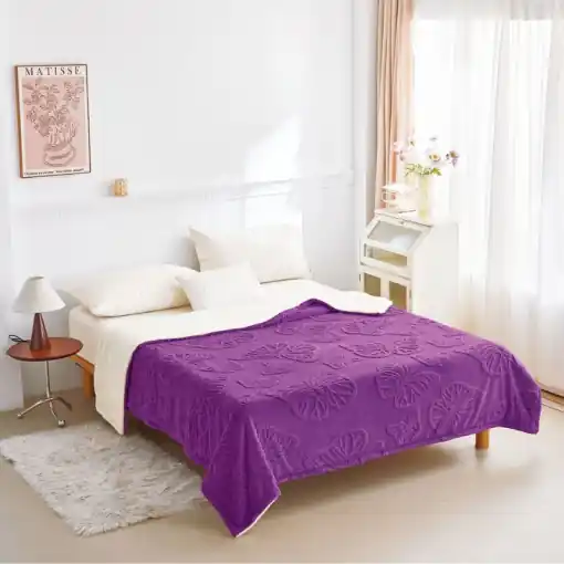 Patura Cocolino cu Blanita 200x230 cm - Velvet Butterflies V7 Nu rata