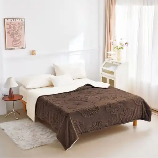 Patura Cocolino cu Blanita 200x230 cm - Velvet Butterflies V8 Livrare rapidă