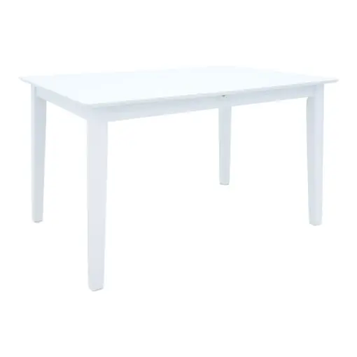 Masă Mabor, alb, 120-150x80x73.8 cm Mai ieftin