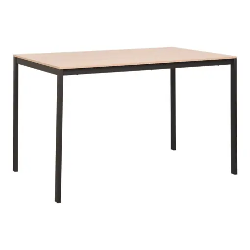 Doar azi Masă Faragio, natural/negru, 120x75x75 cm