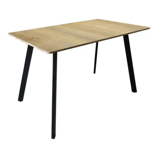 Chilipir Masă Squaro, sonoma/negru, 120x70x75 cm