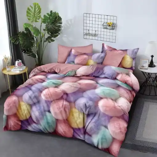 Discount Lenjerie 6 Piese cu Elastic 180x200, Prisma