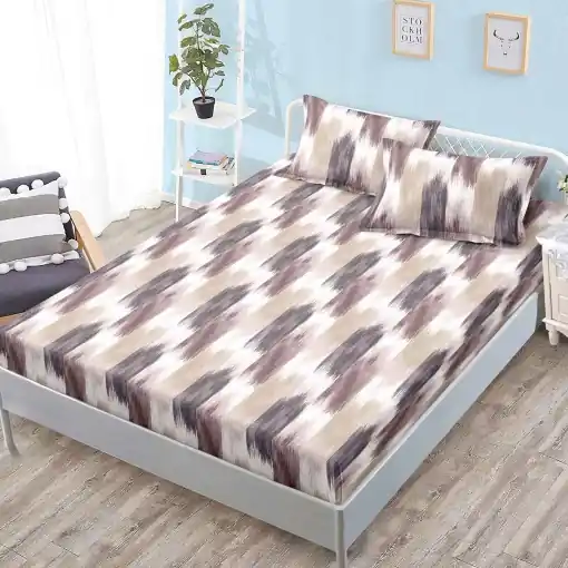 Cumpără online Cearsaf cu elastic si 2 Fete de Perna, Brims 160x200 cm (Finet)