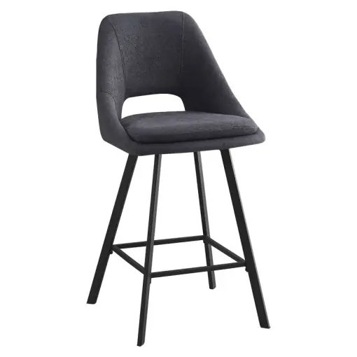 Doar azi Scaun de bar Initiate, bej/negru, 48x56x98 cm