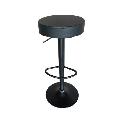 Reduceri Scaun de bar Dianors, negru/negru, 38x38x75 cm