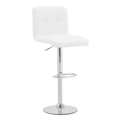 Nu rata Scaun de bar Remina, alb, 44x44x112 cm