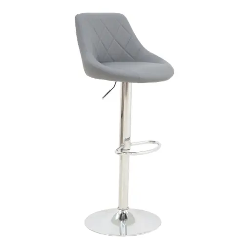 Scaun de bar Boronez, gri, 47x49x112 cm Plată securizată