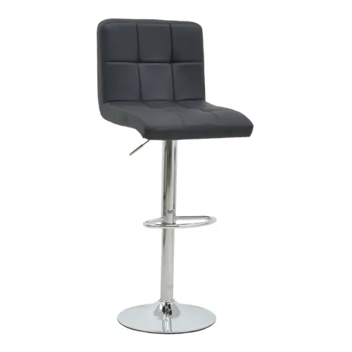Doar azi Scaun de bar Remina V2, negru, 44x44x112 cm