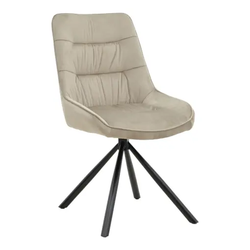 Scaun Wori, bej/negru, 48x56x82 cm Noutate