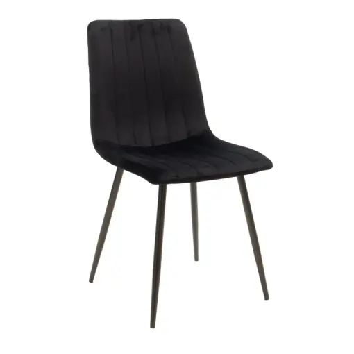 Scaun Noor, negru/negru, 44x53x86 cm Reducere extra