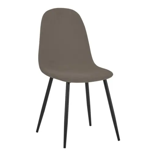 Scaun Bella, gri-maro/negru, 43.5x52x89 cm Retur ușor
