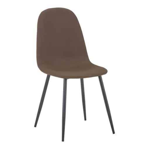 Scaun Bella, maro/negru, 43.5x52x89 cm Premium