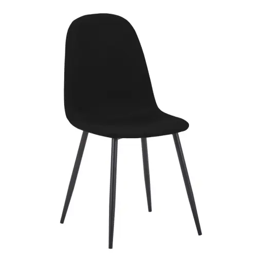 Ofertă limitată Scaun Bella, negru, 43.5x52x89 cm