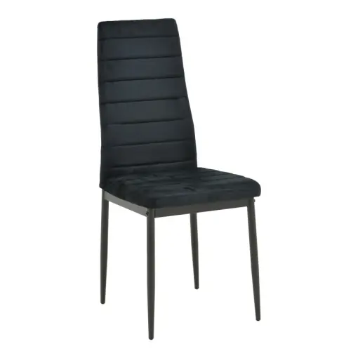 Scaun Parker, negru, 39.5x48x95 cm Premium