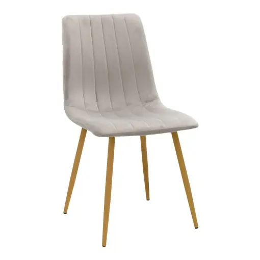 Disponibil imediat Scaun Noor, gri/natural, 44x53x86 cm