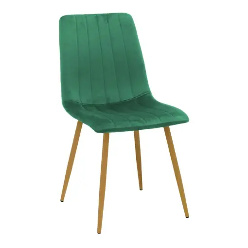 Scaun Noor, verde/natural, 44x53x86 cm Livrare rapidă