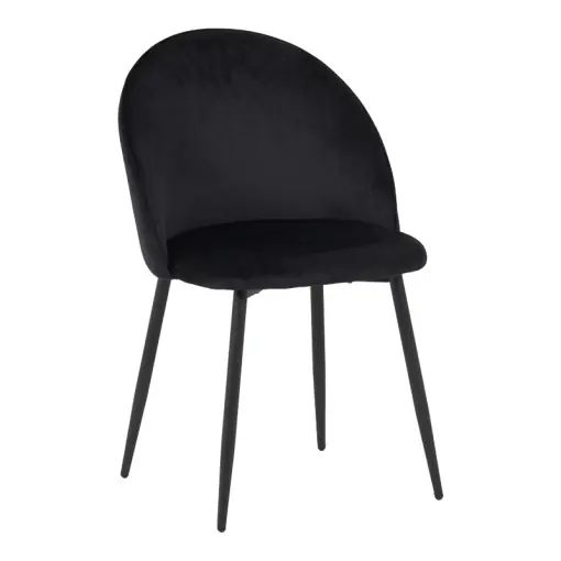 Scaun Perch, negru, 50x43x82 cm Popular