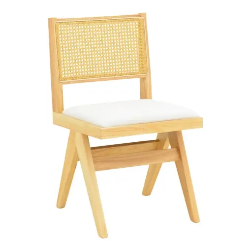 Calitate înaltă Scaun Winslow, natural/alb, 46x58x80 cm