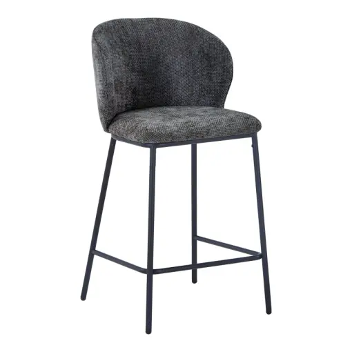 Scaun de bar Karg, gri, 49x46x93 cm Cumpără online