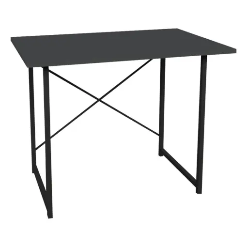 Birou Model Ustando, Antracit, 90x60x72 cm Reducere specială