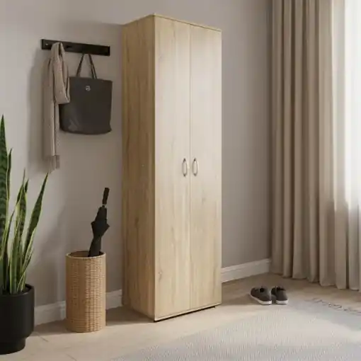 Expediere rapidă Dulap de pantofi Racka, sonoma, 58x34x186 cm